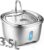 Cat Water Fountain Stainless Steel, 120oz/3.5l Water Fountains for Cats Indoor, Automatic Silent Pump, Easy Clean Water Bowl, with Replacement Filters, Unique Cat-Shaped Design