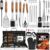 BBQ Grill Accessories Set, 38Pcs Stainless Steel Grill Tools Grilling Accessories with Aluminum Case, Thermometer, Grill Mats for Camping/Backyard Barbecue, Grill Set for Men Women