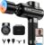 RENPHO Active+ Thermacool Massage Gun with Heat and Cold, Deep Tissue Percussion Massager for Back and Neck, Portable Handheld Massager with 5 Speeds, 5 Attachments, Carry Case, Black