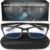 Stylish Blue Light Blocking Glasses for Women & Men – Helps Ease Digital Eye Strain & Headache from Computers, Phones w/Case