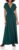 Amazon Essentials Women’s V Neck Short Sleeve Waisted Maxi Dress (Available in Plus Size)
