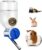 Choco Nose No-Drip Water Bottle Feeder for Guinea Pigs, Hamsters, Bunnies, Ferrets, & Small Pets, 10.2 fl.oz, 300ml – Easy to Install in Cages/Crates, US Patented Leakproof Nozzle 10mm, Blue (C128)