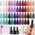 Beetles Summer Gel Polish Set – Urban Rhythm Collection, 25 Colors Pink Red Blue Green Summer Gel Nail Polish Set with 3Pcs Base Top Coat Nail Art UV LED Soak Off DIY Salon Manicure