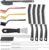 15pcs Crevice Cleaning Brush, Hard Bristle Scrub Brushes Tools, Multifunctional Grout Brush for Home, Bathroom, Ktichen, Window and Corners