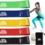 Exercise Resistance Bands for Working Out Set of 5 for Women and Men, Stretch Bands for Exercise, Physical Therapy, Arms Legs Workout, Stretching, Home Fitness