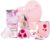 Gifts Box for Girlfriend Wife Lover Birthday Gifts for Women Heart-shaped Pink Rose SPA Love Gift Basket Love You Gifts Wedding & Engagement Valentines Gift Anniversary Romantic Birthday Present