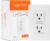 Amazon Basics Smart In-Wall Outlet, Works with Alexa Only, Individually Controlled Outlets, Voice Control, WiFi, 15 Amps, 2.4 GHz, No Hub Required, White