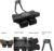 Ab Roller Home Gym Equipment – 4 Wheels Ab Wheel Muscle Roller with LCD Screen Ideal Exercise Equipment for Home – Comfortable Elbow Support with Non-Slip Handles – Time and Calorie Count