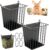Upgrades 2pcs Hay Feeder Rabbit – Guinea Pig – Metal Frame Hay Rack with Adjustable Hook – Less Wasted – for Guinea Pig, Bunny, Chinchilla Cage Accessories – Bunny Feeder