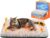 WanpeeGoo Self Warming Cat Bed, Heated Cat Bed, 2.0 Upgraded Thermal Foil Heating Pad, Plush Self-Heating Pet Mat for Crate, Floor, with Removable Washable Cover, Non-Slip, 15″x19″