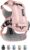 2026 New Edition, Fei & Eve MagEase Dog Harness – 3-Second Magnetic Buckles | 3-Point No-Pull Control | Heavy-Duty 900D Nylon | Dual Safety Handles | Breathable Mesh | Adjustable Fit | Large, Pink