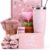 Gift Baskets for Women, Gift for Birthday, Christmas, Mother’s Day, Valentine’s Day, Get Well Gifts for Women, Teen girl,Siter, best friend, her, wife,Inspirational Gift Set Box (Pink)
