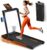 Treadmill with Speaker, 6-in-1 7.5MPH Foldable Treadmill for Home with App Compatible, Walking Pad with 10% Incline, LED Display, 3.0HP Brushless Drive, 350 LB Weight Capacity, 12 HIIT Programs