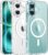 FNTCASE for iPhone 16 Case Clear: Magnetic Phone Cases with Screen Protector Drop Proof Compatible with Magsafe Slim Anti Yellowing Rugged Shockproof Protective Transparent Cell Cover (A-Clear)