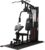 BalanceFrom Multifunctional Steel Frame Home Gym Machine with Floor Mat – Strength Training Workout Station with 160-Pound Weight Stack, Lat Pull & Low Row Bars, 4-Roll Leg Developer & Press