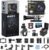 AKASO Brave 4 Action Camera 4K 30fps with 64GB MicroSD U3 Card Bicycle Helmet Accessories Kit Bundle, 20MP Ultra HD 131FT Waterproof Underwater Camera EIS WiFi Remote Control 5X Zoom Sport Cameras