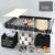 MEEXPAWS Guinea Pig Cages Small Animal Playpen with Waterproof PVC Liner & Washable Pee Pad & Storage Space, C&C Cage for Guinea Pigs, Hedgehog, Hamsters, Ferrets,Indoor Enclosure Wire Yard Playpen