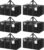 6 Pack Extra Heavy Duty Large Moving Bags with Strong Zipper & Comfortable Handles, Sturdy & Durable Clothes Storage Bags Totes Bins, Packing Moving Boxes for College Supplies, Black