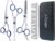 Dog Grooming Scissors with Safety Round Tips, 5 in 1 Dog Grooming Scissors Kit, 4CR Stainless Steel Professional Pet Grooming Shears for Cat, Sharp and Sturdy