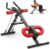 MERACH Ab Machine, Ab Workout Equipment, Adjustable Ab Trainer Machine for Abs Workout at Home Gym, Foldable, Knee Protection, Abdominal Trainer for Stomach Workout