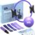 Pilates Ring and Ball Set, at Home Pilates Kit with 14″ Exercise Ring, Mini Ball