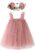 BGFKS Layered Tulle Tutu Dress for Toddler Girls,Baby Girl Rainbow Tutu Princess Skirt Set with Flower Headband.