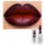 Depuplum 2 in 1 Red Matte Lipstick Glitter Black Lipstick Dual Sided Waterproof Lipsticks for Women One Stroke Two-Tone Long Lasting Lip Stick for Christmas Halloween, DU-G7