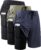 JWJ Men’s 2 in 1 Workout Running Shorts 7 Inch Lightweight Athletic Gym Shorts with Compression Liner