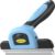 DakPets Deshedding Tool | Stainless Steel Grooming Brush for Shedding Fur Removal – Cats and Dogs