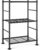 Sakugi Storage Shelves – 3 Tier Shelf Organizer, Sturdy Metal Garage Shelving with Adjustable Leveling Feet, Space-Saving Shelves Organizer for Pantry, Laundry, Kitchen (18″ x 12″ x 30″, Black)