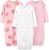 Simple Joys by Carter’s Baby Girls’ 3-pack Cotton Sleeper Gown