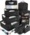 Veken 10 Set/8 Set Packing Cubes for Travel Essentials, Suitcase Organizer Bags in 4 Sizes, Carry-On Luggage Accessories with Laundry & Toiletry Bag, Airplane Must-Have, Road Trip & Camp Gifts for Men