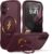 for iPhone 16 Case, [Compatible with Magsafe][360° Spin Magnetic Stand][Military-Grade Protection][Camera Control][Cute Wave Edge]Translucent Matte Women Phone Cover for iPhone 16, Burgundy