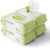400 Unscented Pet Wipes for Paws and Butt Plant Based Hypoallergenic Pets Cleansing & Deodorizing Anal Gland Hygienic Puppy Wipes for Dogs
