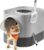 Feandrea Cat Litter Box with Lid, XL Enclosed Litter Box with Slide-Out Tray, Scoop, Brush, Anti-Tracking, for Cats of Different Sizes, Dove Gray and Slat Gray UPPT002B01
