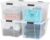 IRIS USA 72 QT Plastic Storage Box with Lid and Latches – 4 Pack – BPA-Free, See-Through Organizing Solution, Durable Nestable Stackable Containers, Secure Pull Handle – Clear