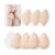 Real Perfection Makeup Sponge Set Blender Sponges, Latex-Free Beauty Makeup Sponges 7 pcs with 1 Travel Container Case for Blending Foundation Liquid Cream and Powder (Beige)