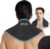 REVIX Neck Ice Wrap Ice Pack for Neck and Shoulders, Therapy for Promoting Flexibility and Mobility, Hot Cold Gel Packs Reusable for Post-Workout, Black