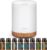InnoGear Aromatherapy Diffuser & 8 Essential Oils Set, 300ml Premium 5-in-1 Ultrasonic Essential Oil Diffusers Scent Humidifier Aroma Diffuser Vaporizer Auto-Off Timer for Room Office Home, Yellow