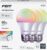 Feit Electric OM60/RGBW/CA/AG/3 60 Watt Equivalent WiFi Color Changing and Tunable White, Dimmable, No Hub Required, Alexa or Google Assistant A19 LED Smart Light Bulb, 3-Pack, Rgbw Multicolor, 60W