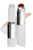 Blanc Cover Cream Stick V White – Korean Color-Changing Foundation Stick with Volufiline – Medium to Full Coverage Dewy Finish Base Makeup – Dual-Ended with Detachable Brush (202 Natural)