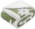 Luciphia Waterproof Pet Blanket for Medium Large Dogs Washable Fluffy Thick Jacquard Shag Fleece Warm Sherpa 3D Textured Flower Print for Cats Puppy Couch Protection (Green,40×28 inches)