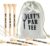 Gifts for Men, 36 Pack 3-1/4 inch Golf Tees with Bag, Durable Bamboo Golf Tees, Best Dad by Par, Fathers Day Christmas Birthday Gifts from Daughter Son, Stocking Stuffers Ideas Present for Men