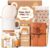 Gift Baskets for Women, 9pcs Unique Happy Birthday Gifts for Women, Thank You Basket Christmas Ideas Box w/Coffee Mug Her Mom Friend Teacher Coworker, Best Employee Appreciation Gifts