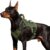 WINGOIN Tactical Dog Harness for Large Dogs, Heavy Duty No Pull Dog Harness with Handle, Adjustable Reflective Military K9 German Shepherd Big Size Dog Vest for Walking, Training, Hunting, Green (L)