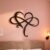Infinity Heart Metal Wall Art Decor, Romantic Black Metal Art for Bedroom Living Room Bathroom, Personalized Love Gift for Mom Grandma, Spring Wedding Anniversary Housewarming Present for Her Him