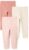 Amazon Essentials x Sofia Grainge Toddler and Baby Girls’ Cotton Stretchy Leggings with Elastic Waist, Pack of 3