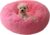 BODISEINT Modern Soft Plush Round Pet Bed for Cats or Small Dogs, Mini Medium Sized Dog Cat Bed Self Warming Autumn Winter Indoor Snooze Sleeping Cozy Kitty Teddy Kennel (24” D x 8” H, Hot Pink)