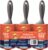 Scotch-Brite Everyday Clean Lint Roller, White, Manual Operation, 3 Pack, Lint Remover for Pet Hair, Dark Clothes, Furniture, and Dusty Surfaces, 300 Adhesive Sheets Total