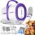 oneisall Dog Grooming Vacuum, Pet Grooming Vacuum with Clipper Nail Grinder, 1.5L Dust Cup Dog deshedding Vacuum Brush with 7 Pet Grooming Tools for Shedding Pet Hair, Home Cleaning(Purple)